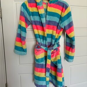 Robe Housecoat girls size L 14 with hood/ears